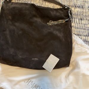Jimmy Choo NWOT suede slouch Callie hobo